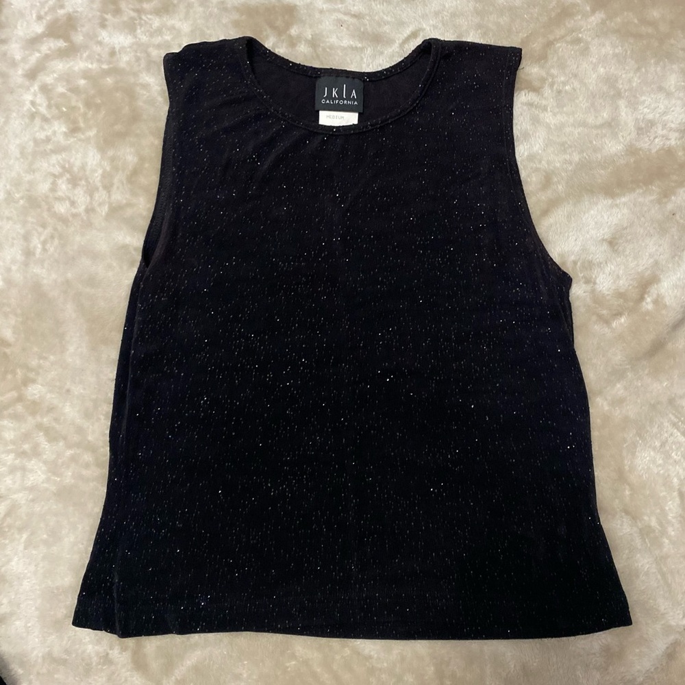JKLA Sheer Sparkle Tank